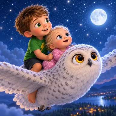 A Moonlit Ride with Luna